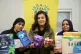 (Left to right) Kheira Mohammed, Saraya Hussain and Shahida 