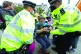 Police seize an XR protester at the weekend
