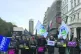 Unison, NASUWT, UCU and Amnesty International protest at the