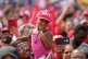 PEOPLE POWER: Lula supporters at a May Day rally in Sao Paul