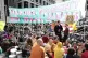 Protesters stage a climate camp outside the European Climate