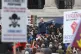 Arch conspiracy theorist David Icke gives a speech at an ant