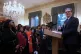 Prime Minister Sir Keir Starmer speaks during a reception to