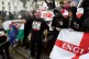 Far-right bone heads gather in Dover to burn flags and prote