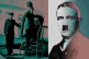 Prime minister Neville Chamberlain (left) waves his hat as h