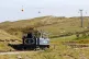 The Great Orme Tramway carries people up and down the summit
