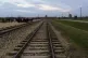 The trainline into Auschwitz