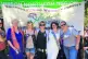 Clare Williams (centre) celebrates 100 years of women's suff