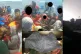 Photographs sent from refugees on board a dinghy in the Aege