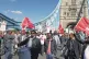 IWGB members protest on Tower Bridge today