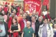 Scottish Labour leader (centre) joins ‘Red Bloc’ comrade