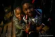 Two rescued kids on board the Ocean Viking rescue ship