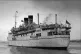 TORPEDOED: The SS Arandora Star, and (below) a memorial to  those killed