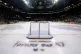A general view of a Forever Our 47 slogan on the ice to honour Nottingham Panthers' Adam Johnson, following the Adam Johnson Memorial Game at the Motorpoint Arena, Nottingham, November 18, 2023