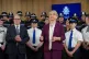 Prime Minister Sir Keir Starmer and Home Secretary Yvette Cooper during a visit to Cambridgeshire Police Headquarters, Huntingdon, April 10, 