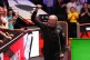 Mark Williams celebrates winning his game against John Higgins, on day twelve of the Halo World Snooker Championship at the Crucible Theatre, Sheffield. Picture date: Wednesday April 30, 2025