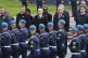 First row from left: Kyrgyz President Sadyr Japarov, Chinese President Xi Jinping, Russian President Vladimir Putin, Tajik President Emomali Rahmon, Turkmen President Serdar Berdimuhamedov attend a wreath laying ceremony at the Tomb of the Unknown Soldier in Alexander Garden after the Victory Day military parade in Moscow, Russia, May 9, 2025, during celebrations of the 80th anniversary of the Soviet Union's victory over Nazi Germany during the World War II