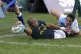 South Africa's Cornal Hendricks (left) scores a try against Argentina as he is tackled by Argentina's Joaquin Tuculet during their Rugby Championship match in Salta, Argentina, August 23, 2014