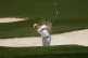 Ben Griffin hits from the bunker on the fifth hole during the third round of the PGA Championship golf tournament at the Quail Hollow Club, May 17, 2025, in Charlotte, N.C.