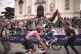 Mexico's Isaac del Toro of Team Emirates (centre) competes at the 13th stage of the Giro d'Italia cycling race from Rovigo to Vicenza, Italy, May 23, 2025