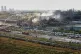 In this photo released by Xinhua News Agency, Firefighters extinguish fires at the explosion site of a chemical plant in Gaomi, in east China's Shandong Province, May 27, 2025