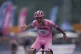 Isaac del Toro of Team Emirates celebrates as he cycles to the finish line to win the stage 17 of the Giro d'Italia from San Michele all'Adige (fondazione Edmund Mach) to Bormio, Italy, May 28, 2025