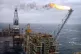 An oil rig in the North Sea