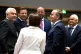 Defence ministers (L to R) ) Romania’s Angel Tilvar, Estonia’s Hanno Pevkur, Luxembourg’s Yuriko Backes, Belgium’s Theo Francken and Germany’s Boris Pistorius and Bulgaria’s Atanas Zapryanov at a meeting of EU defence ministers at the European Council building in Brussels on May 20 2025