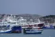 Fishing boats in the harbour in Lerwick in Shetland