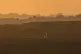 An Israeli army vehicle moves in the Gaza Strip as seen from southern Israel, May 29, 2025