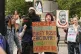 Demonstrators rally in New York's Union Square on the fifth anniversary of the death of George Floyd, May 25, 2025