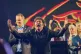 Argentina's President Javier Milei greets supporters during the closing campaign rally for Manuel Adorni, a contender in the upcoming elections for the Buenos Aires city legislature, in Buenos Aires, Argentina, May 14, 2025