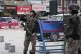 An Indian soldier drinks water as he guards after India and Pakistan reported no incidents of firing overnight, in Srinagar, Indian controlled Kashmir, May 12, 2025