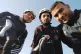 Gaza Sunbirds (left to right) Mohamed Asfour, Ahmed al-Dali and Alaa al-Dali