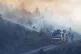 A blaze across a large area of gorse in Newry, where firefighters are tackling the flames which have been burning for several days, as the Northern Ireland Fire & Rescue Service said the wildfire at this stage appears to have been deliberately started, April 2020