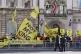 Anti-Monarchy campaign group Republic protest outside the Palace of Westminster in London during the State Opening of Parliament in the House of Lords, November 7, 2023