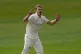 Nottinghamshire's Dillon Pennington reacts as he bowls during day one of the County Championship match at Trent Bridge, Nottingham, April 5, 2024