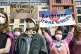 People from trans rights groups and community organisations take part in a rally organised by Resisting Transphobia outside Queen Elizabeth House, the UK Government building in Edinburgh, following the Supreme Court ruling earlier this week on the definition of a woman in equalities law, April 19, 2025