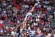 Leicester Tigers' Ollie Chessum competes in a line-out during the Premiership match at Ashton Gate, Bristol, April 20, 2025