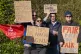 Union members on the picket line outside Scottish Water's scientific services department at Juniper House in Edinburgh, as Scottish Water workers go on strike in a dispute over pay and grading. Picture date: Tuesday April 22, 2025
