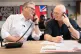 Prime Minister Sir Keir Starmer and Ross Kemp join the national phone bank at the Labour Party headquarters in central London, during campaigning for tomorrow's local elections, April 30, 2025