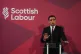 Scottish Labour leader Anas Sarwar giving a speech at Pollokshaws Burgh Hall in Glasgow, to mark one year to go to the next Holyrood election, May 7, 2025