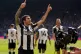Newcastle United's Sandro Tonali celebrates scoring their side's first goal of the game during the Premier League match at St James' Park, Newcastle, May 11, 2025