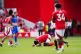 Nottingham Forest's Taiwo Awoniyi (centre) and team-mates appear dejected after the Premier League match at the City Ground, Nottingham. Picture date: Sunday May 11, 2025
