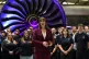 Chancellor of the Exchequer Rachel Reeves speaks with the media at the Rolls-Royce factory in Derby, following the announcement from the Office for National Statistics that the UK economy grew by 0.7% between January and March, May 15, 2025