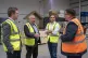 Scottish Labour leader Anas Sarwar with Daniel Johnson MSP (left), the party's candidate for the Hamilton by-election Davy Russell (second left) and BE-ST CEO Stephen Good (right) at Hamilton International Technology Park in South Lanarkshire, May 23, 2025
