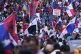 Antigovernment demonstrators march to protest a reform to the social security system in Panama City, May 23, 2025