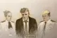 Court artist sketch by Elizabeth Cook of Paul Doyle, 53, appearing at Liverpool Magistrates' Court, May 30, 2025
