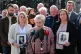 Bridie Brown, the wife of Sean Brown, with his son Sean Brown Jr and his daughters Siobhan Brown (right), Claire Loughran (front left) and Siobhan's daughter Eimear speak to the media outside the Royal Courts of Justice, Belfast, April 3, 2025