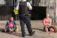 Extinction Rebellion activists crack windows at News Corp UK, February 2023